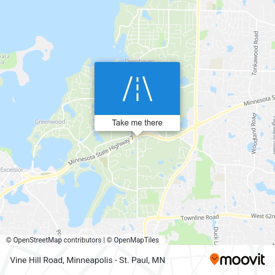 Vine Hill Road map