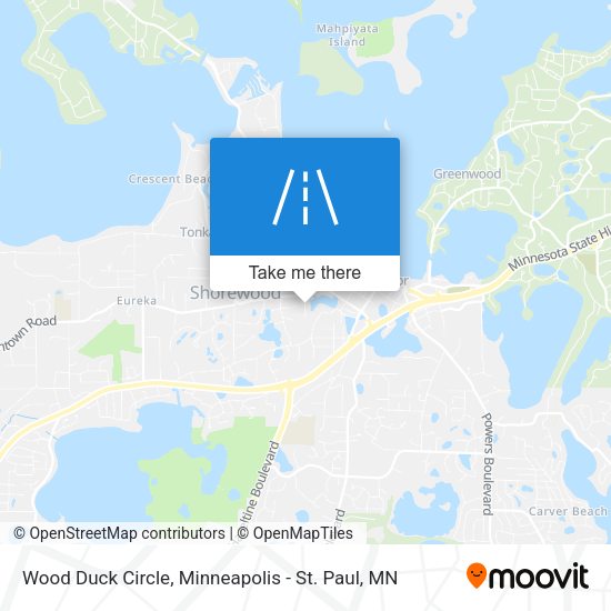 Mapa de Wood Duck Circle