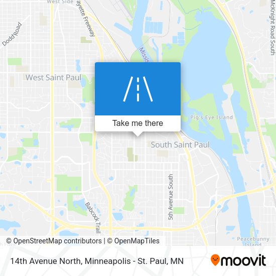 Mapa de 14th Avenue North