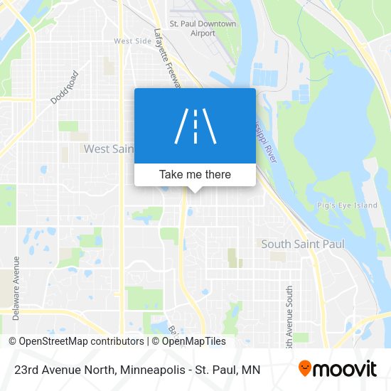 23rd Avenue North map