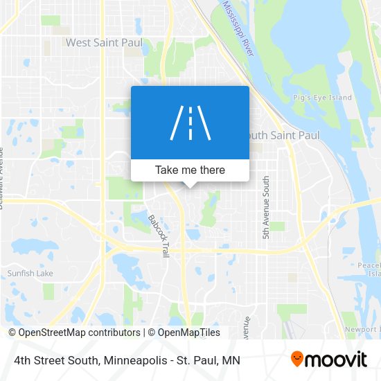 Mapa de 4th Street South