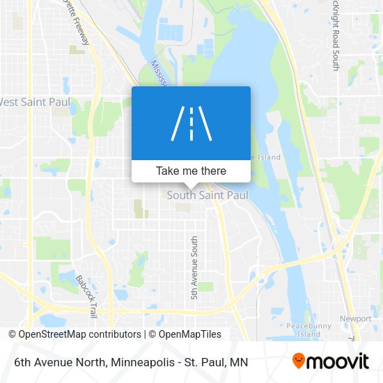 Mapa de 6th Avenue North
