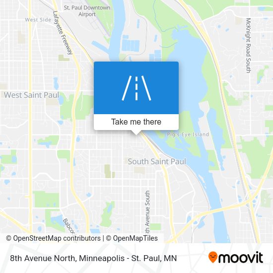 Mapa de 8th Avenue North