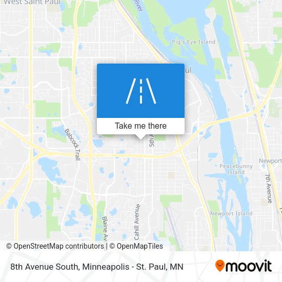 8th Avenue South map