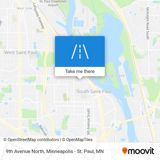 9th Avenue North map