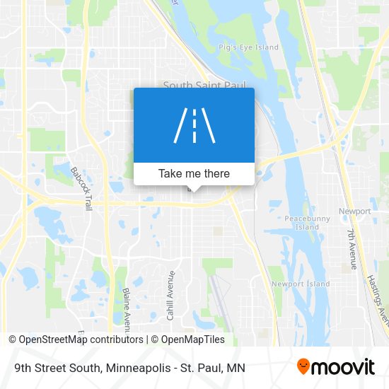 9th Street South map