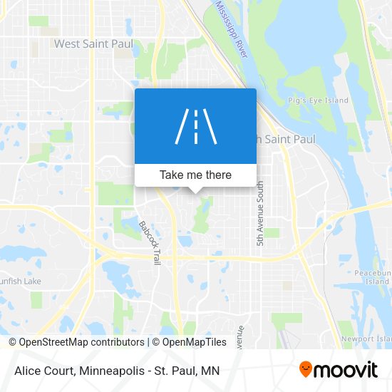 Alice Court map