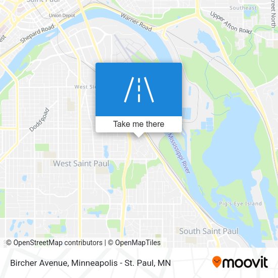 Bircher Avenue map