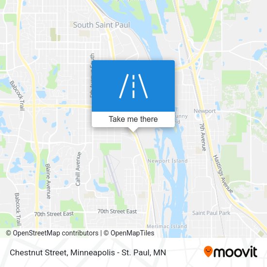 Chestnut Street map