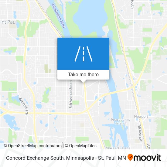 Mapa de Concord Exchange South