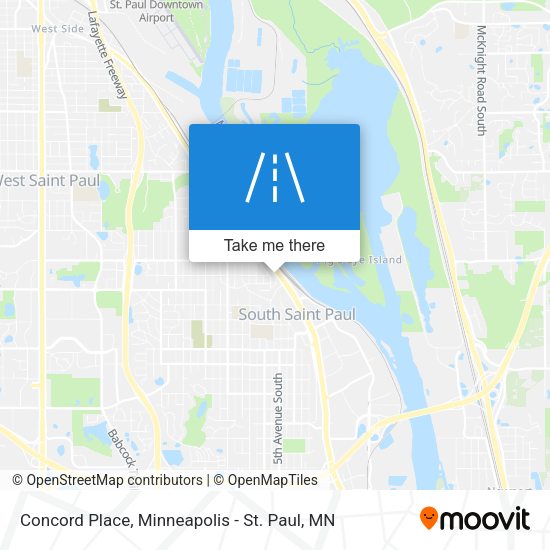 Mapa de Concord Place