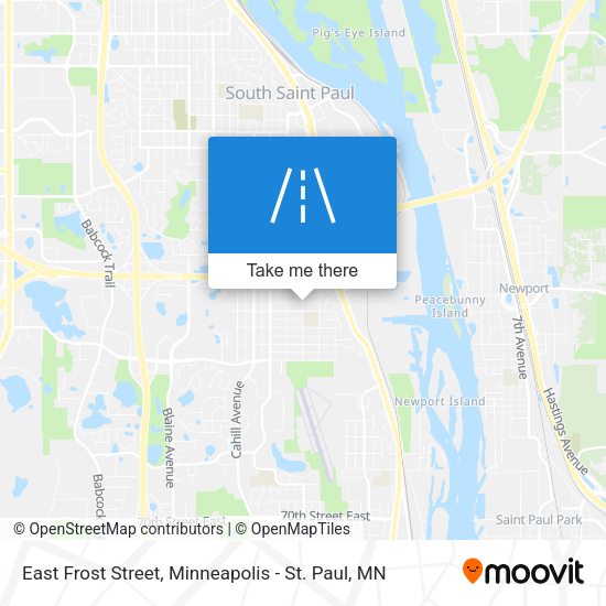 Mapa de East Frost Street