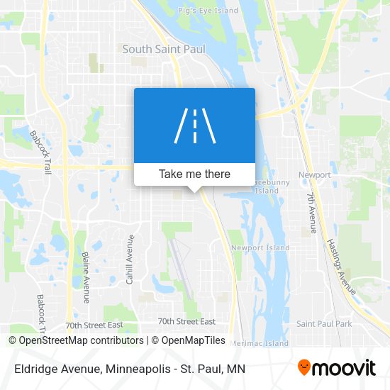 Eldridge Avenue map