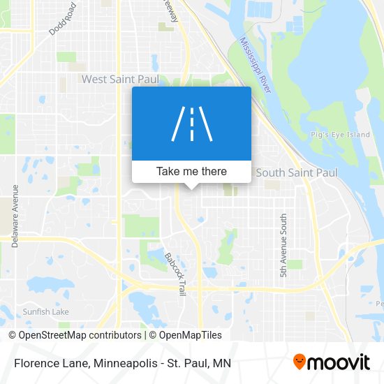 Florence Lane map