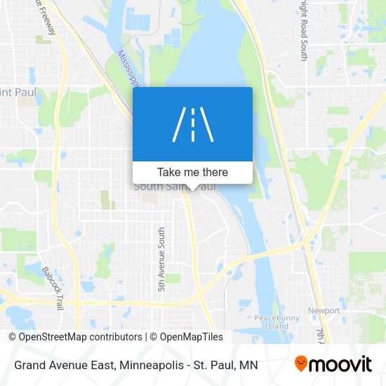 Grand Avenue East map