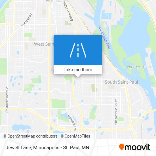 Jewell Lane map