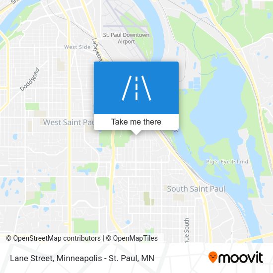 Lane Street map