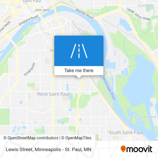 Mapa de Lewis Street