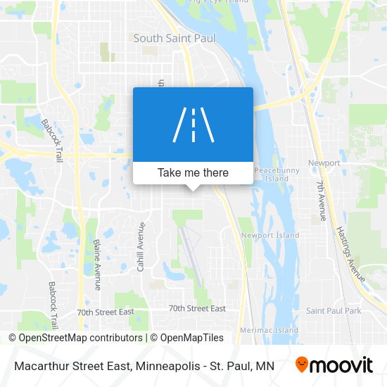 Mapa de Macarthur Street East