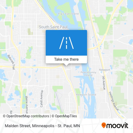 Mapa de Malden Street