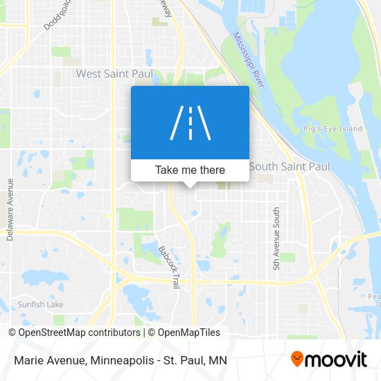 Mapa de Marie Avenue