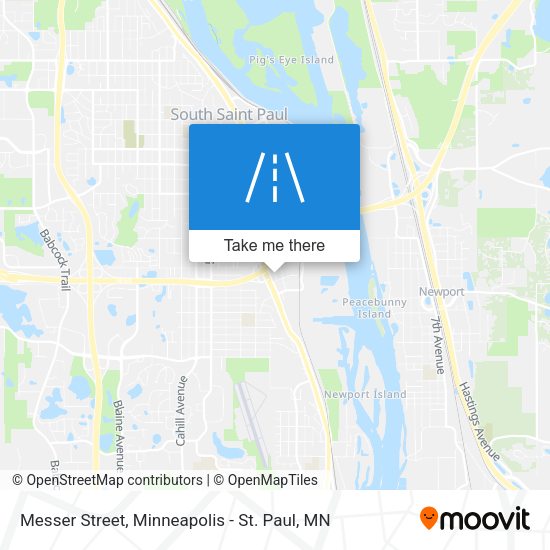 Messer Street map