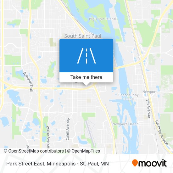 Park Street East map