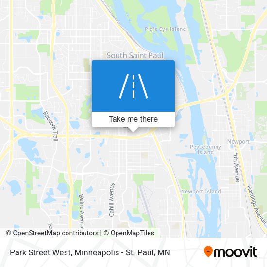 Park Street West map