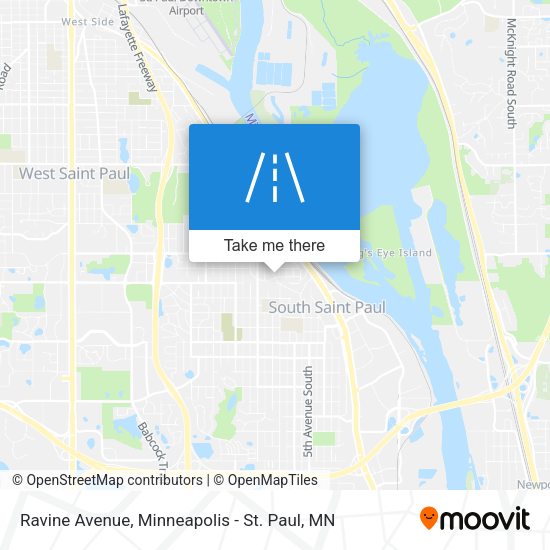 Ravine Avenue map