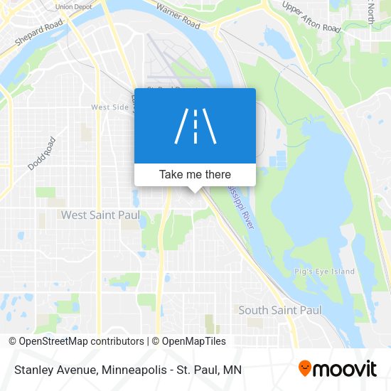 Stanley Avenue map