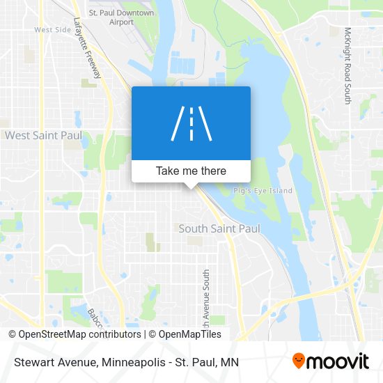 Mapa de Stewart Avenue