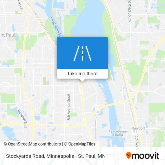 Stockyards Road map