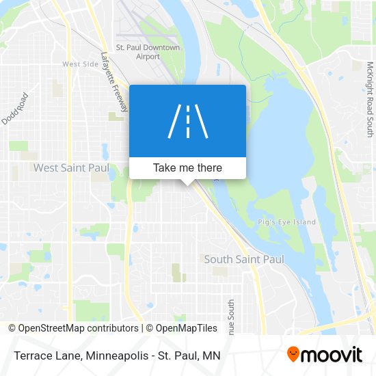 Terrace Lane map