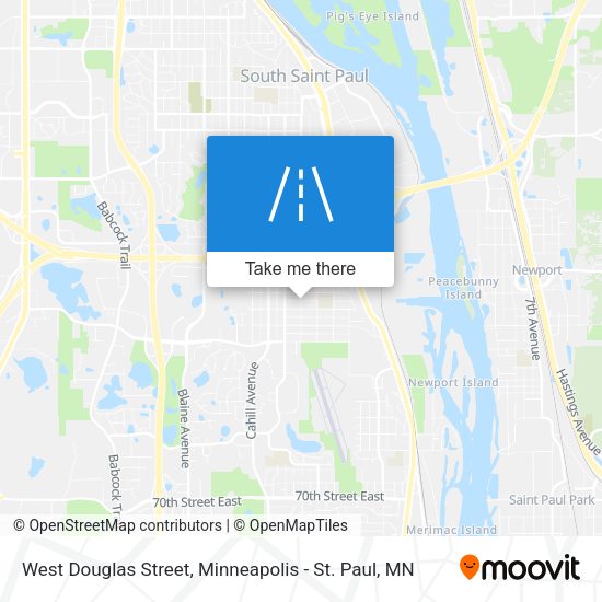 Mapa de West Douglas Street