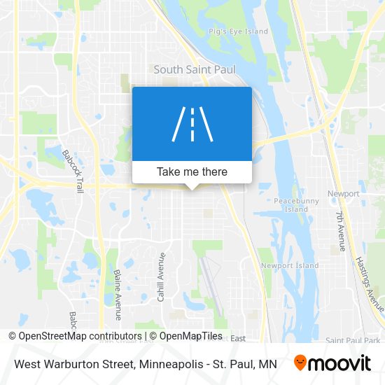 West Warburton Street map