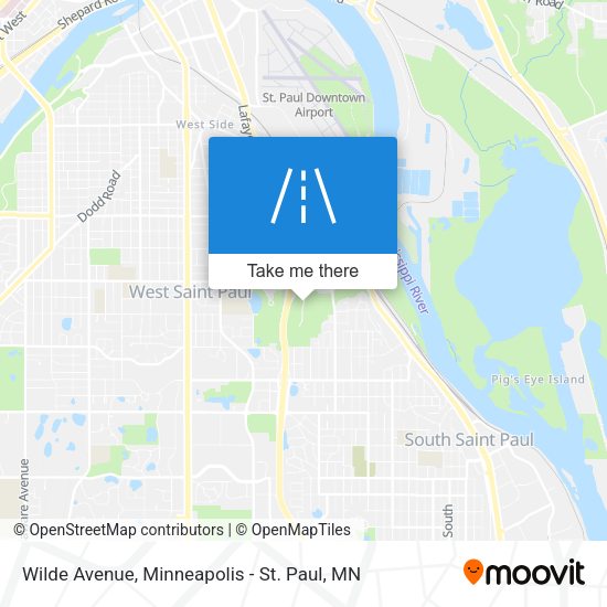 Mapa de Wilde Avenue