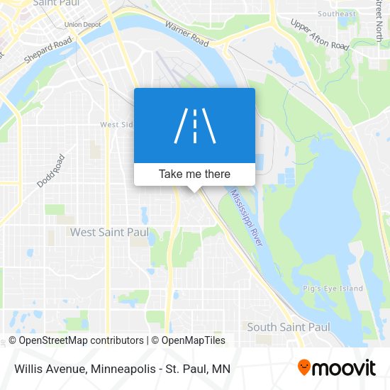 Willis Avenue map