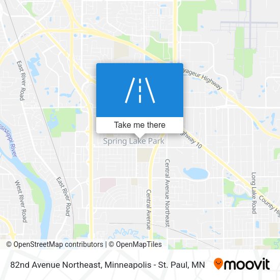 82nd Avenue Northeast map