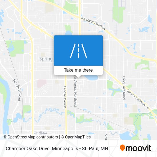 Chamber Oaks Drive map