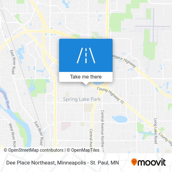 Dee Place Northeast map