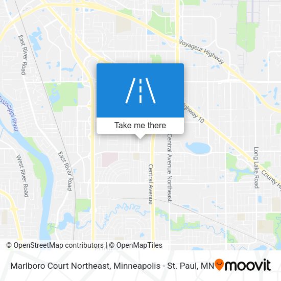 Marlboro Court Northeast map