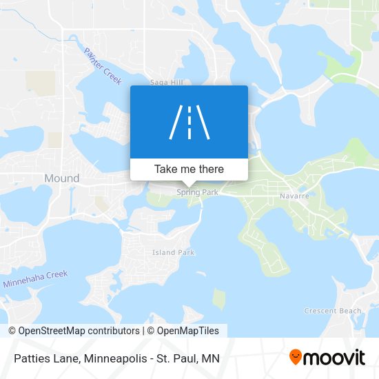 Patties Lane map