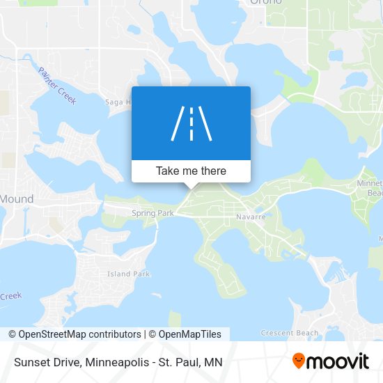 Sunset Drive map