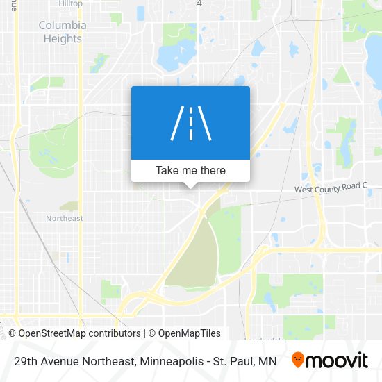 Mapa de 29th Avenue Northeast