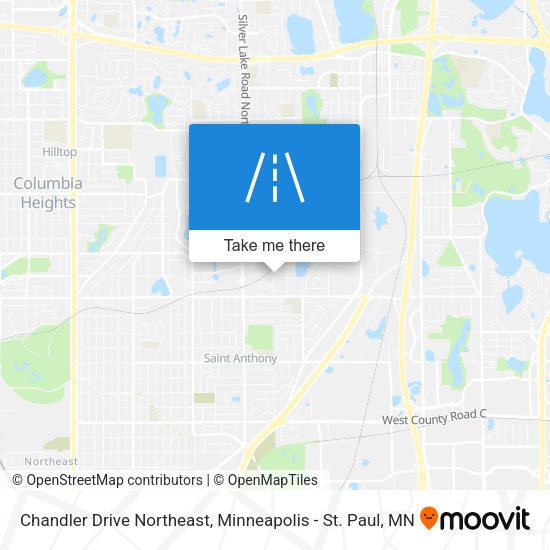 Mapa de Chandler Drive Northeast