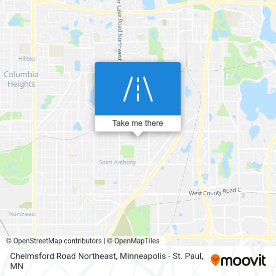 Chelmsford Road Northeast map