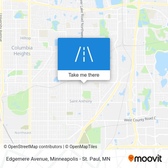 Edgemere Avenue map