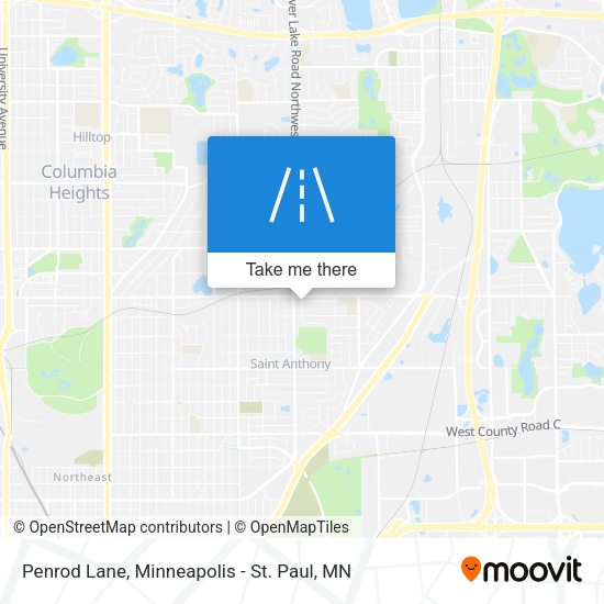 Penrod Lane map