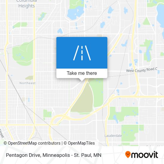 Pentagon Drive map