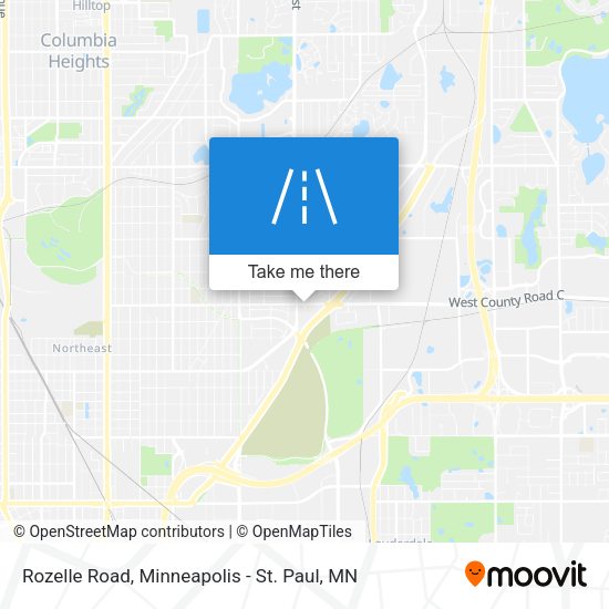 Rozelle Road map